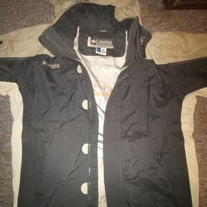 Columbia Black and Tan Jacket